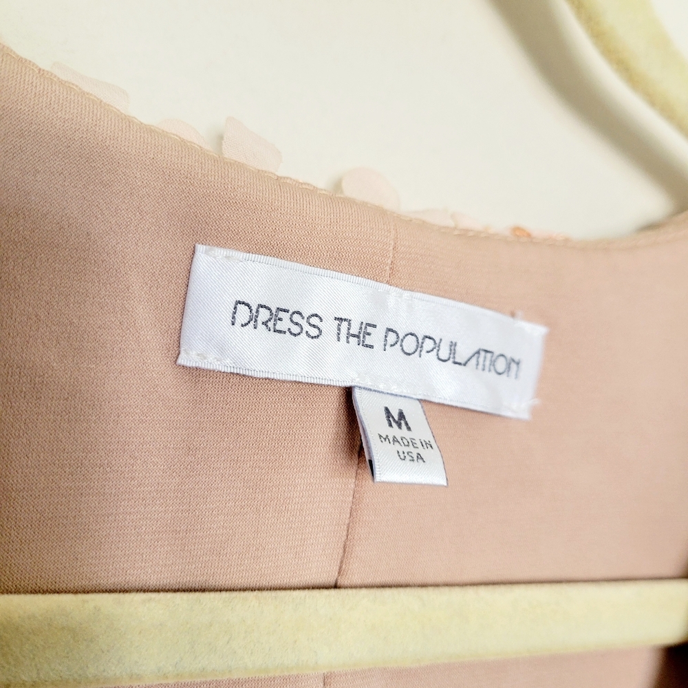 Dress the Population Juliana 3D Floral Crop Top - Picture 5 of 7